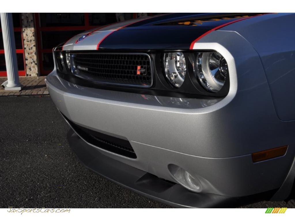 2010 Challenger SRT8 Hurst Heritage Series Supercharged Convertible - Bright Silver Metallic / Dark Slate Gray photo #8