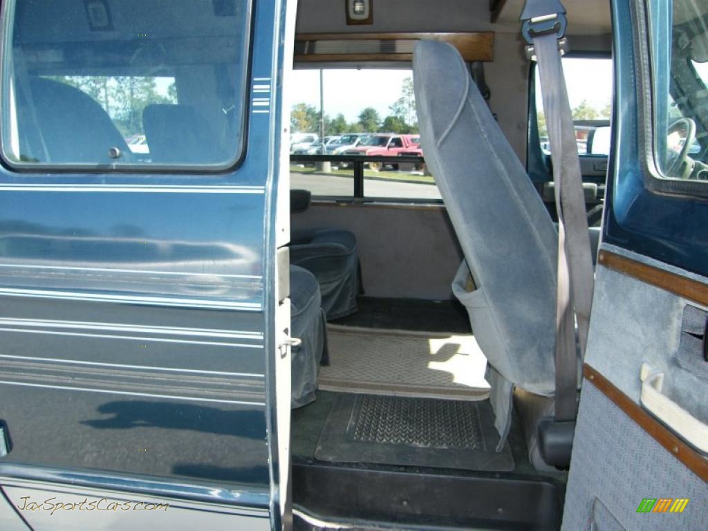 1996 Ram Van 2500 Passenger Conversion - Dark Spruce Metallic / Gray photo #22