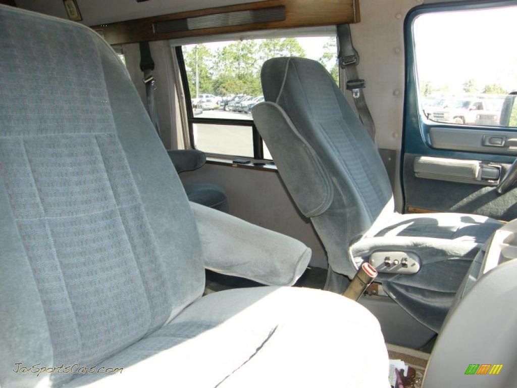1996 Ram Van 2500 Passenger Conversion - Dark Spruce Metallic / Gray photo #23