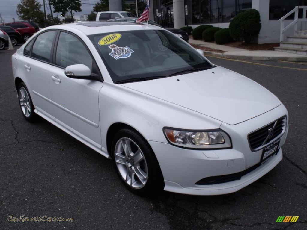 2008 Volvo S40 T5 in Ice White 358049 Jax Sports Cars