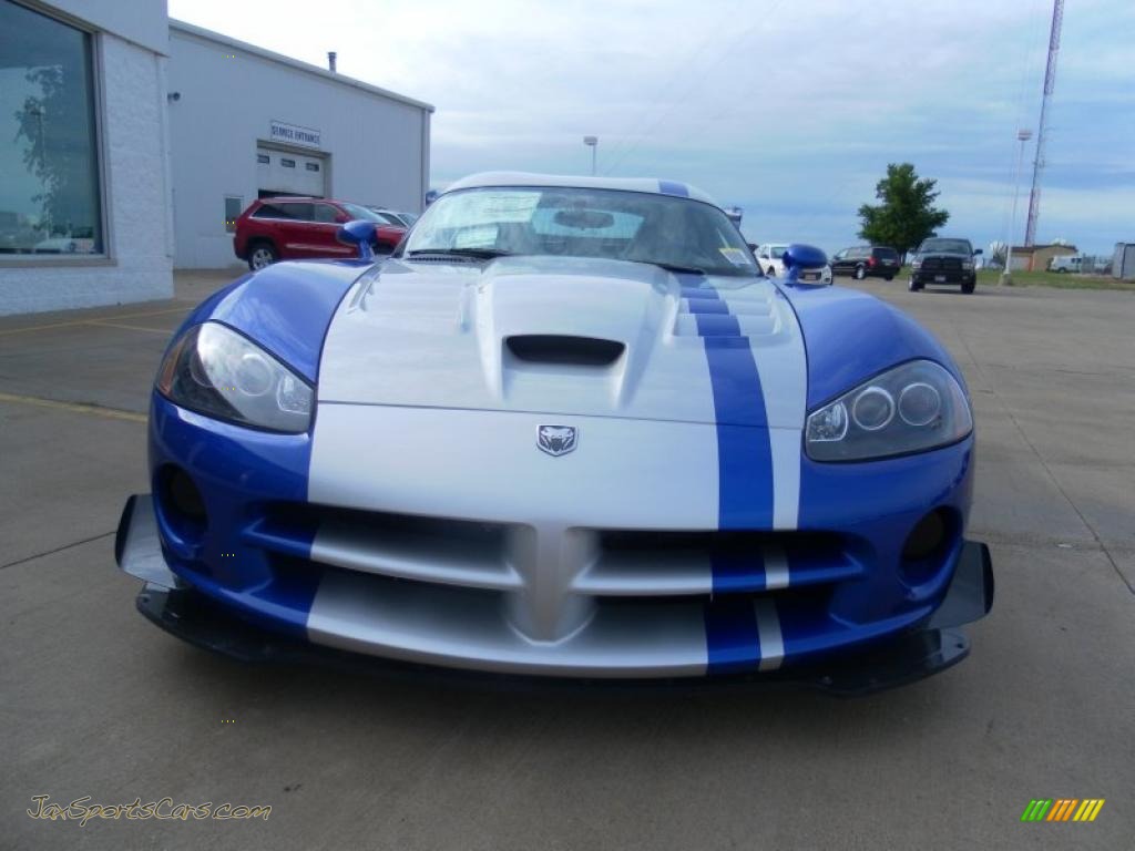 2010 Viper ACR Roanoke Dodge Edition Coupe - Viper GTS Blue/Silver / Black photo #2