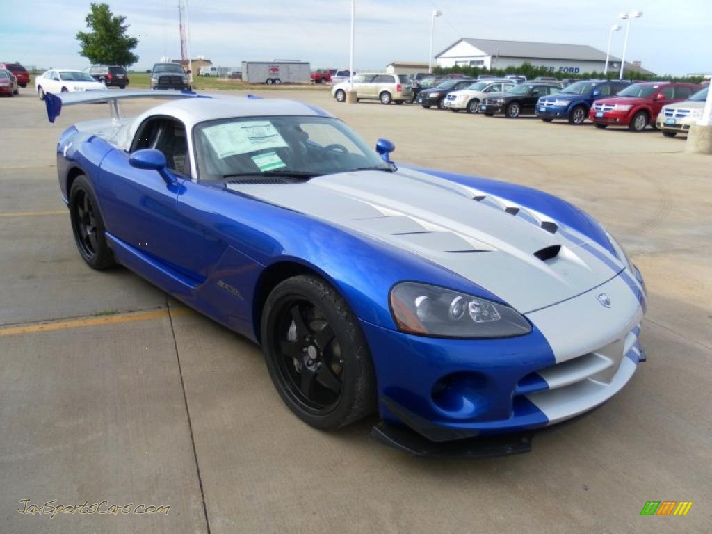 2010 Viper ACR Roanoke Dodge Edition Coupe - Viper GTS Blue/Silver / Black photo #4