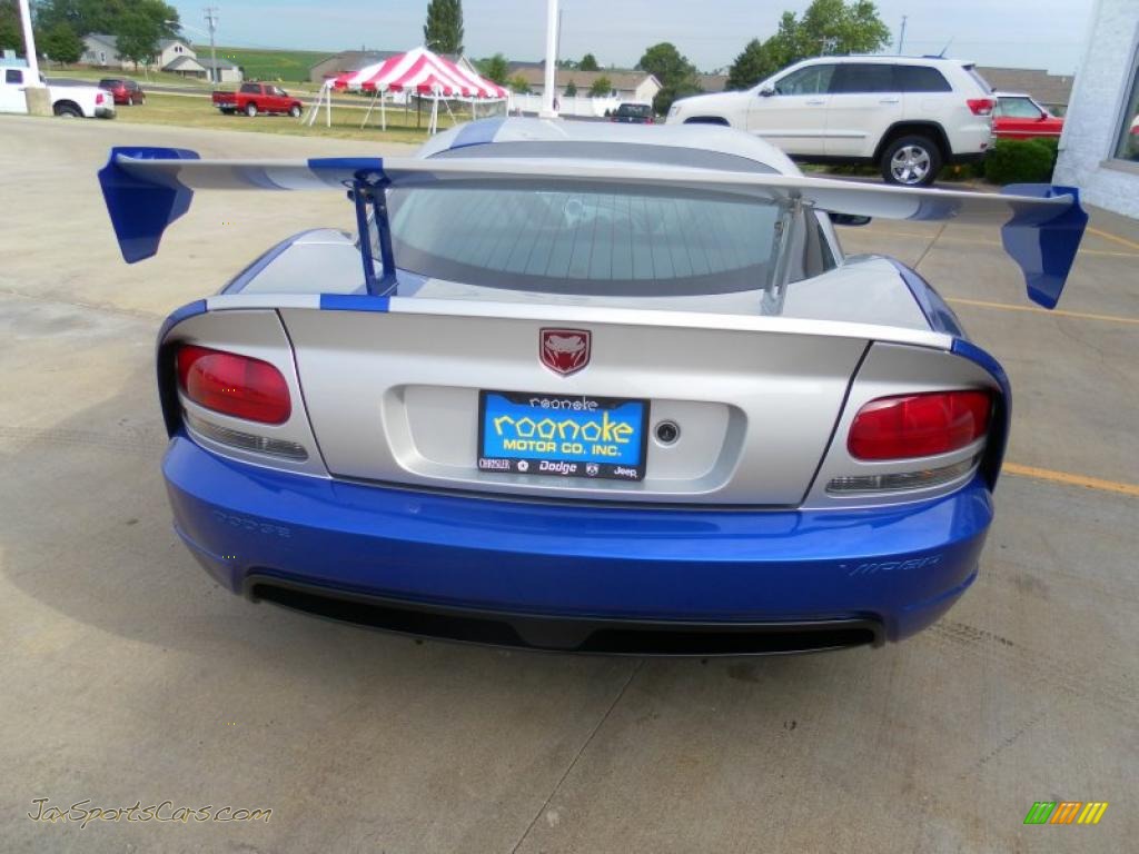 2010 Viper ACR Roanoke Dodge Edition Coupe - Viper GTS Blue/Silver / Black photo #16
