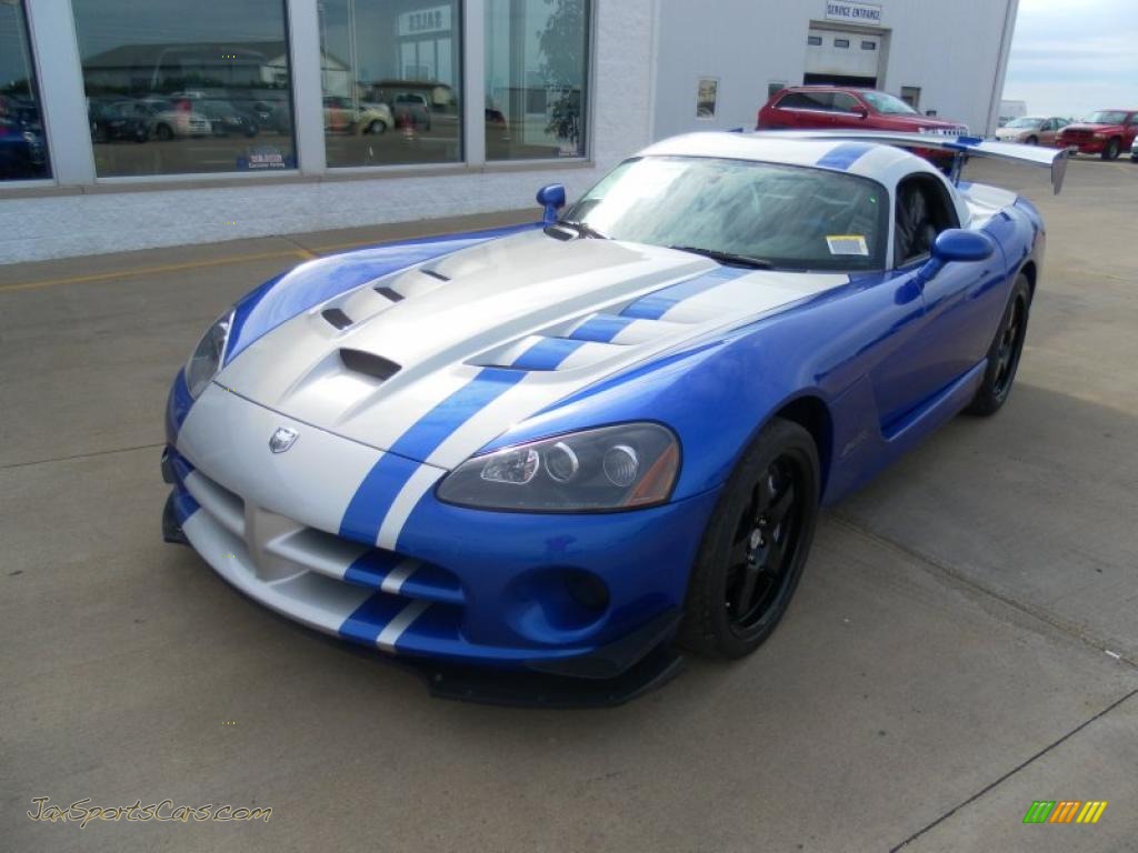 2010 Viper ACR Roanoke Dodge Edition Coupe - Viper GTS Blue/Silver / Black photo #32