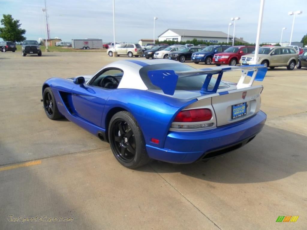 2010 Viper ACR Roanoke Dodge Edition Coupe - Viper GTS Blue/Silver / Black photo #37