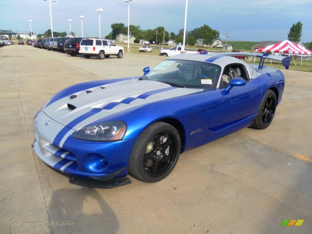 2010 Viper ACR Roanoke Dodge Edition Coupe - Viper GTS Blue/Silver / Black photo #38