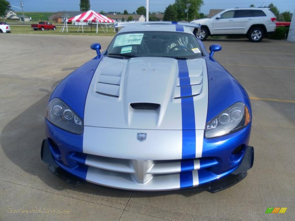 2010 Viper ACR Roanoke Dodge Edition Coupe - Viper GTS Blue/Silver / Black photo #39