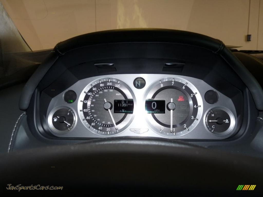 2008 V8 Vantage Roadster - Meteorite Silver / Phantom Grey photo #35