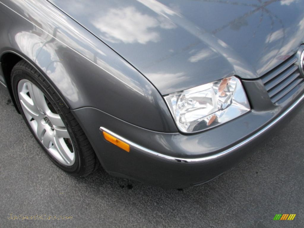 2004 Jetta GLS 1.8T Sedan - Platinum Grey Metallic / Grey photo #2