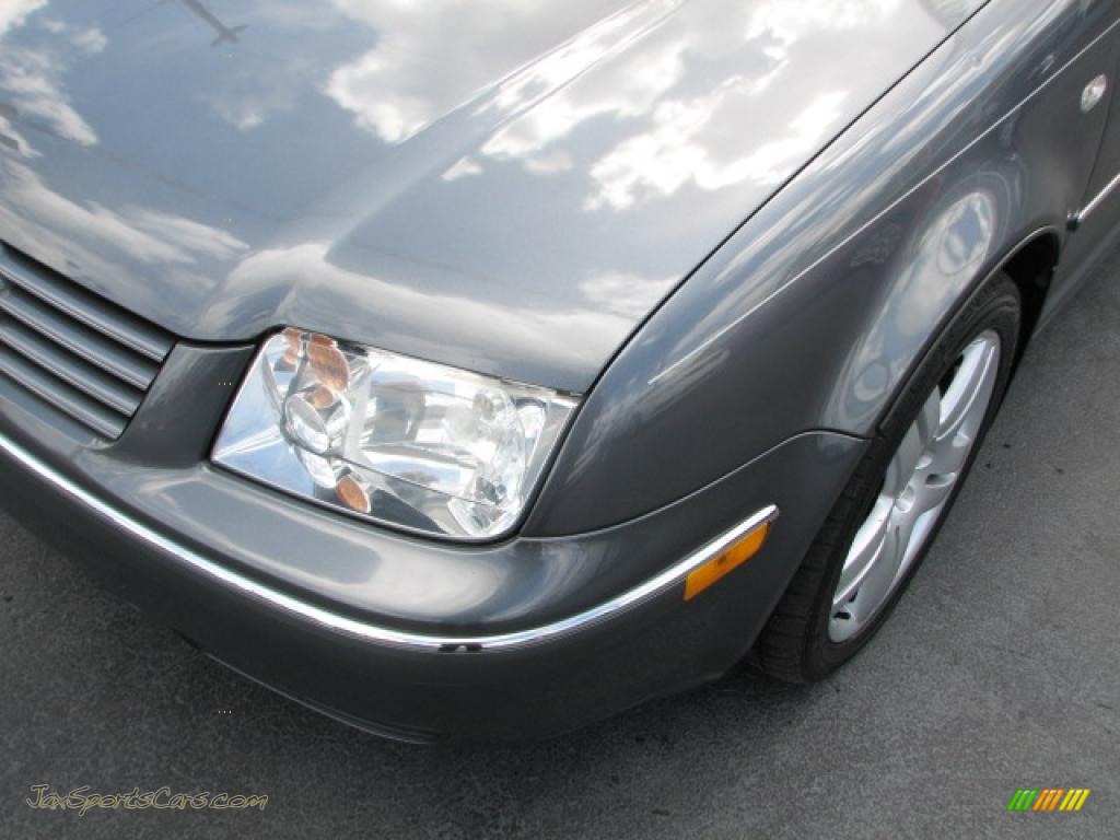 2004 Jetta GLS 1.8T Sedan - Platinum Grey Metallic / Grey photo #4