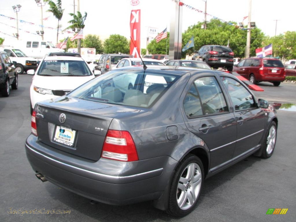 2004 Jetta GLS 1.8T Sedan - Platinum Grey Metallic / Grey photo #9