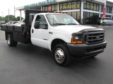 Oxford White 2001 Ford F450 Super Duty XL Regular Cab 4x4 Stake Truck Oxford White 2001 Ford F450 Super Duty XL Regular Cab 4x4 Stake Truck
