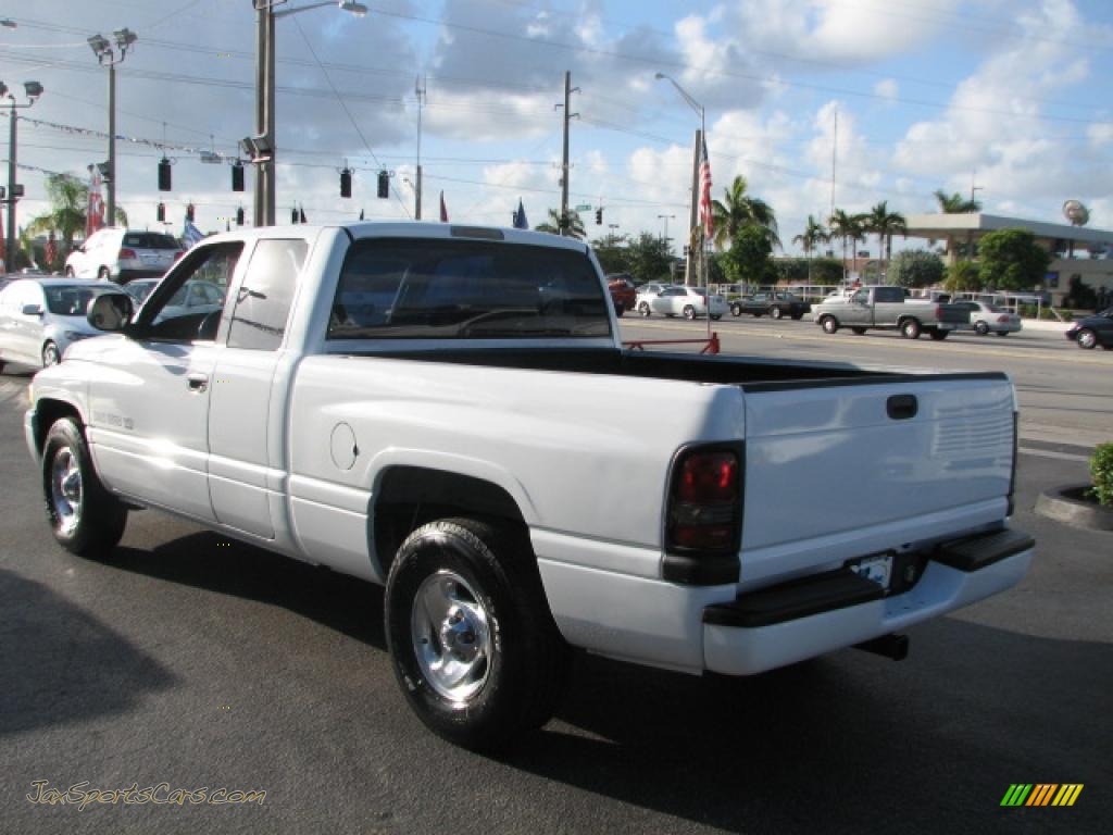 1999 Ram 1500 Sport Extended Cab - Bright White / Agate Black photo #5
