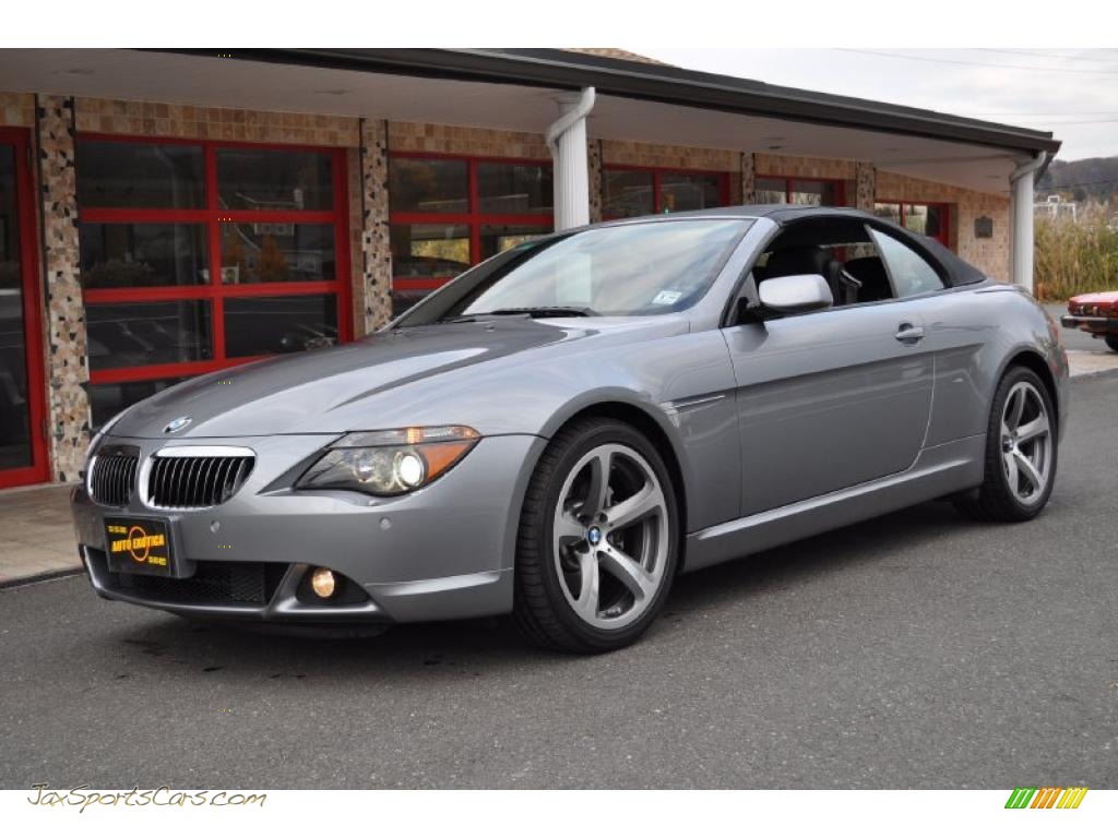 2007 BMW 6 Series 650i Convertible in Stratus Grey Metallic photo #4 ...