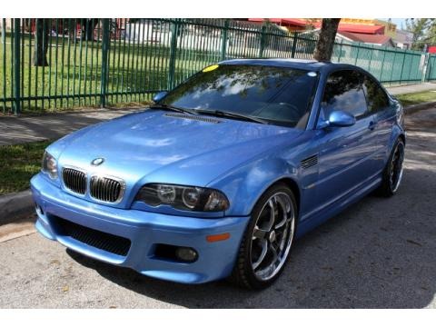 Laguna Blue 2002 BMW M3 Coupe