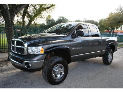 Graphite Metallic 2004 Dodge Ram 2500 SLT Quad Cab 4x4
