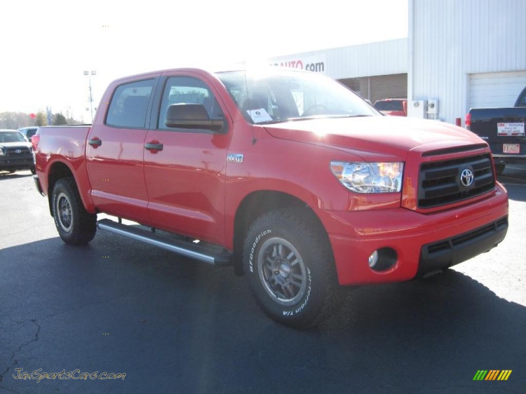 2011 Toyota Tundra TRD Rock Warrior CrewMax 4x4 in Radiant Red photo #2