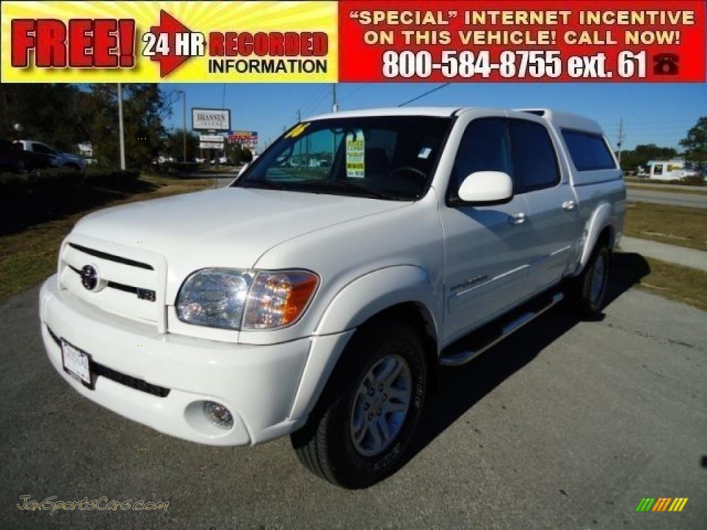 Picture Of An Natural White 2005 Toyota Tundra Limited Double Cab 