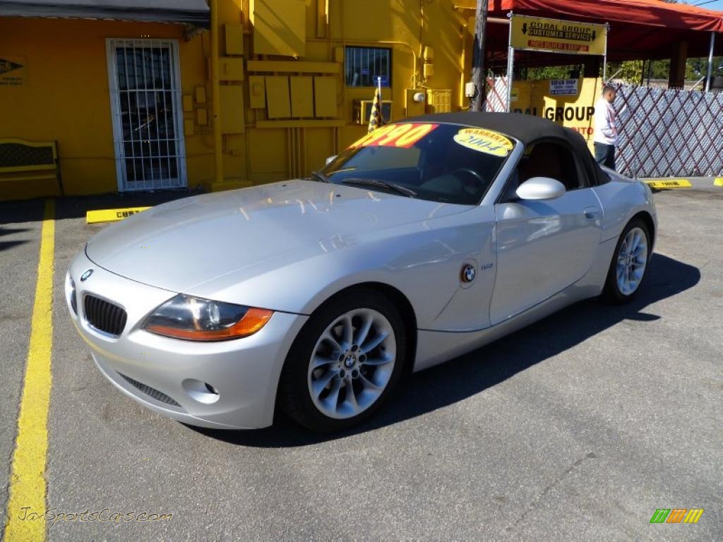2004 BMW Z4 2.5i Roadster in Titanium Silver Metallic photo 3 R68429