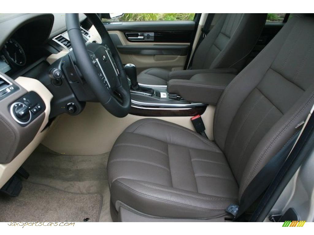 2011 Range Rover Sport Supercharged - Ipanema Sand Metallic / Arabica/Nutmeg photo #3
