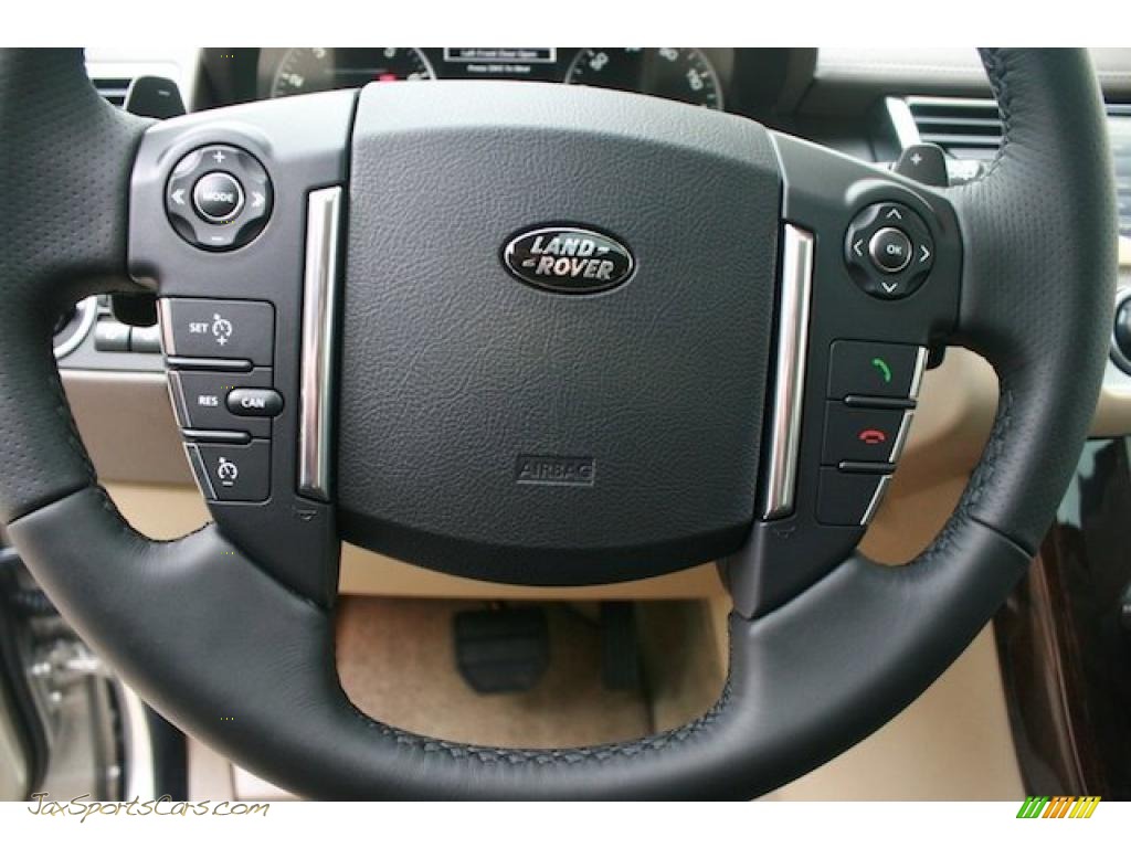 2011 Range Rover Sport Supercharged - Ipanema Sand Metallic / Arabica/Nutmeg photo #10