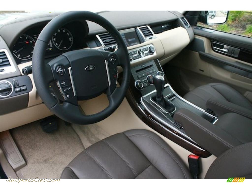 2011 Range Rover Sport Supercharged - Ipanema Sand Metallic / Arabica/Nutmeg photo #12