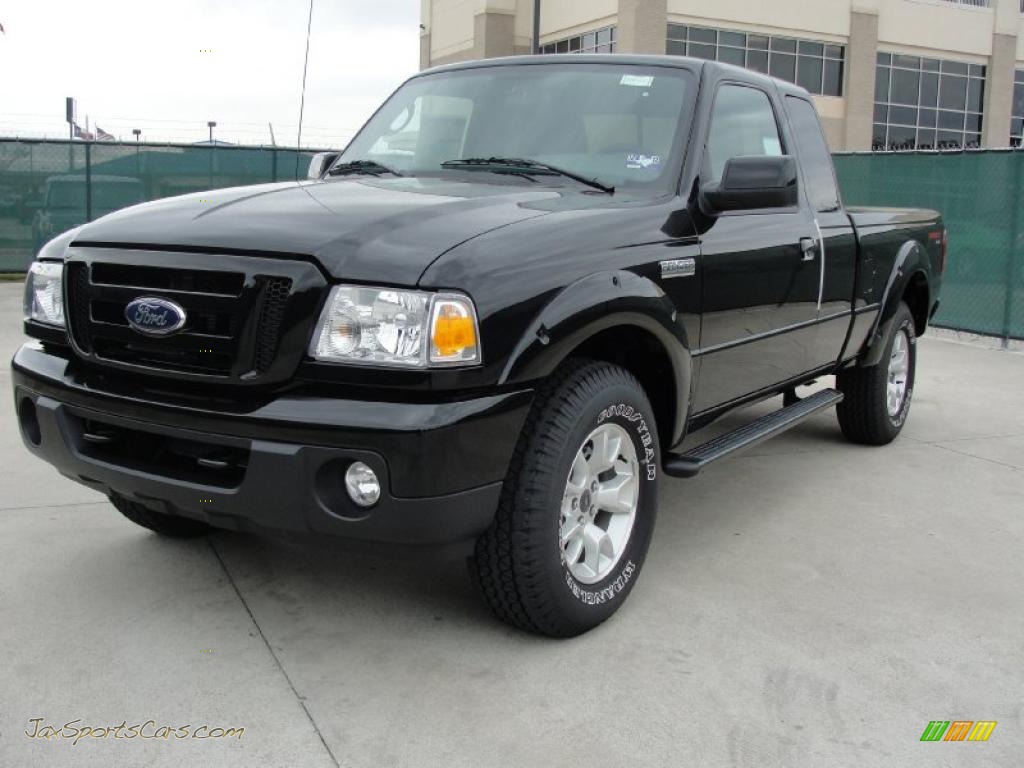 2011 Ford Ranger Sport SuperCab 4x4 in Black photo 7