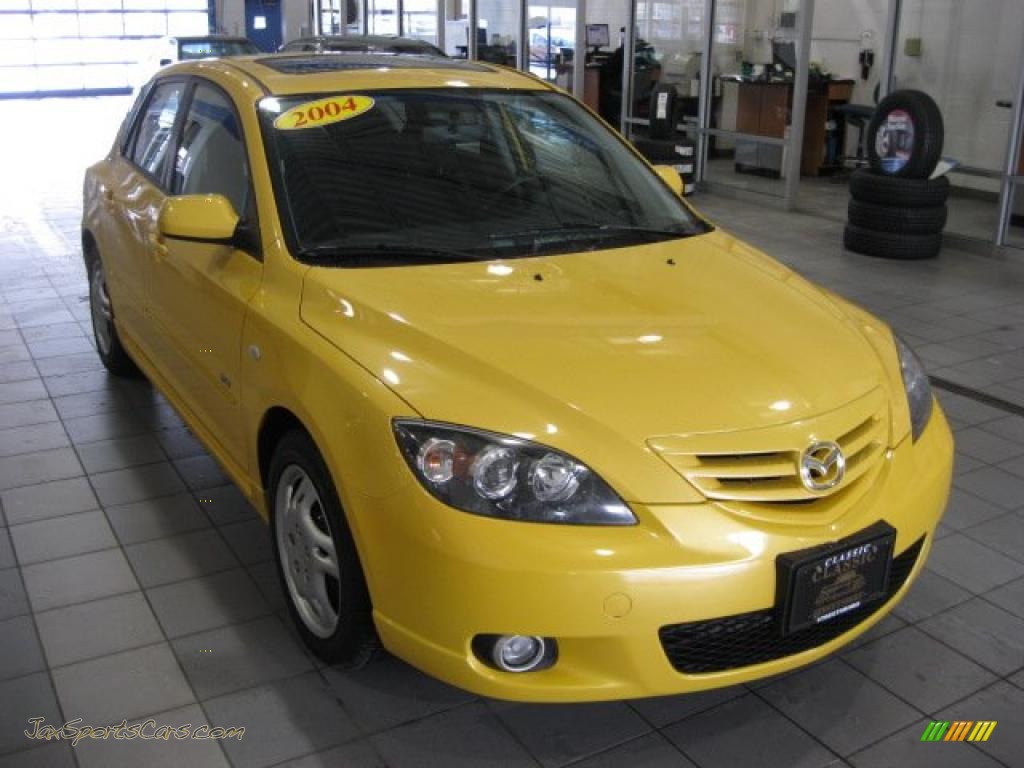 2004 Mazda MAZDA3 s Hatchback in Solar Yellow Mica photo 3 194939