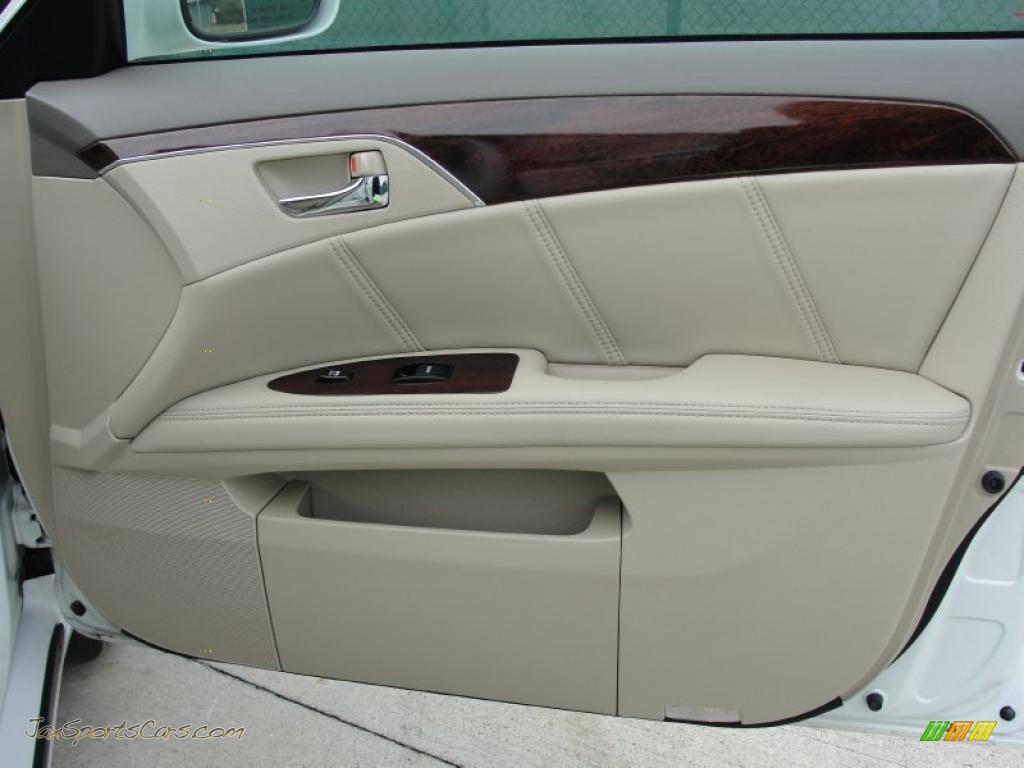 2008 Avalon Limited - Blizzard White Pearl / Ivory Beige photo #25