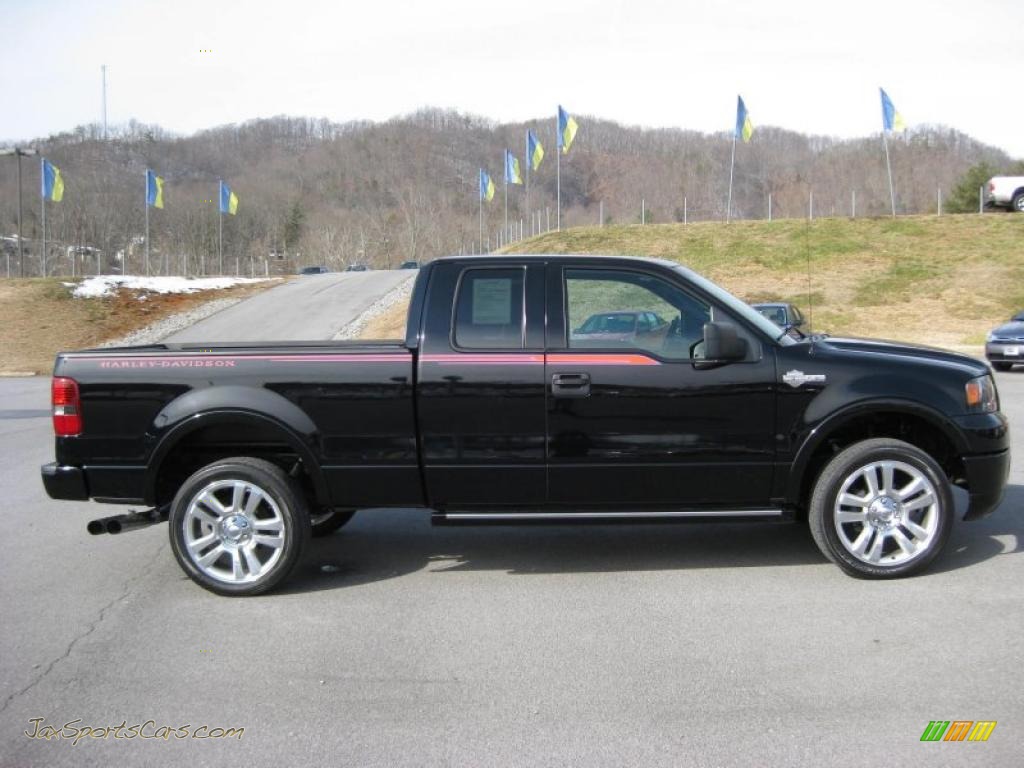 2006 Ford F150 Harley-Davidson SuperCab 4x4 in Black photo #5 - A72511 2006 Ford F150 Xlt 5.4 Triton Towing Capacity