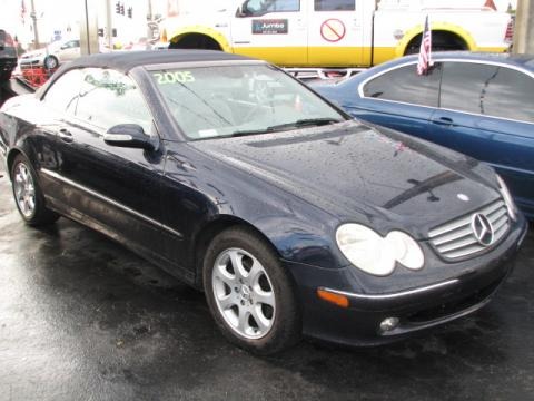 Capri Blue Metallic 2005 Mercedes-Benz CLK 320 Cabriolet