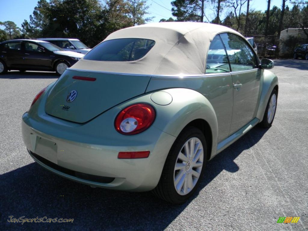 2008 Volkswagen New Beetle SE Convertible in Gecko Green ...