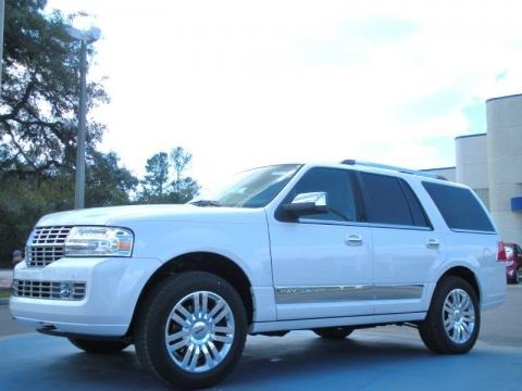 White Platinum Tri-Coat 2011 Lincoln Navigator 4x2