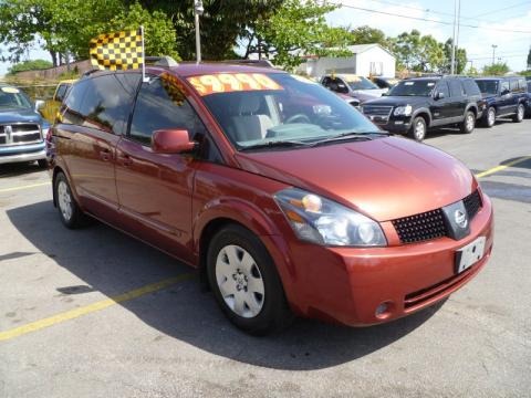 Autumn Red Metallic 2005 Nissan Quest 3.5 S Autumn Red Metallic 2005 Nissan Quest 3.5 S
