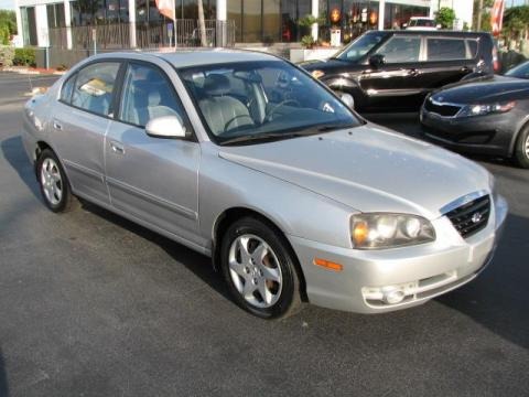 Sterling Metallic 2005 Hyundai Elantra GLS Sedan