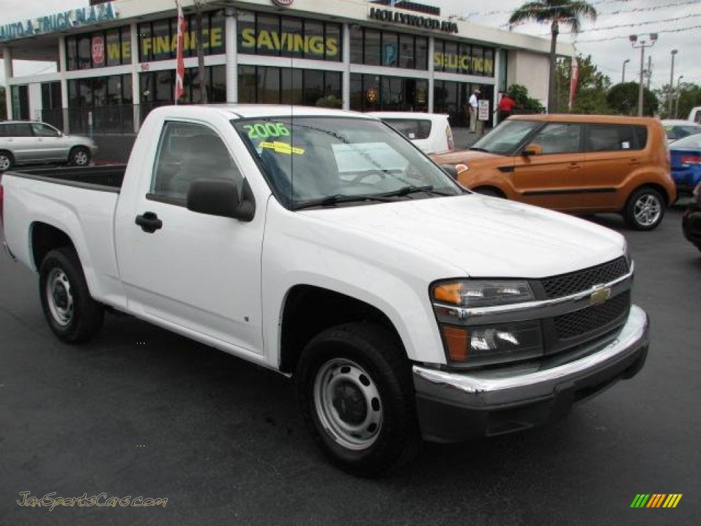 2006 Chevrolet Colorado Regular Cab in Summit White - 148613 | Jax