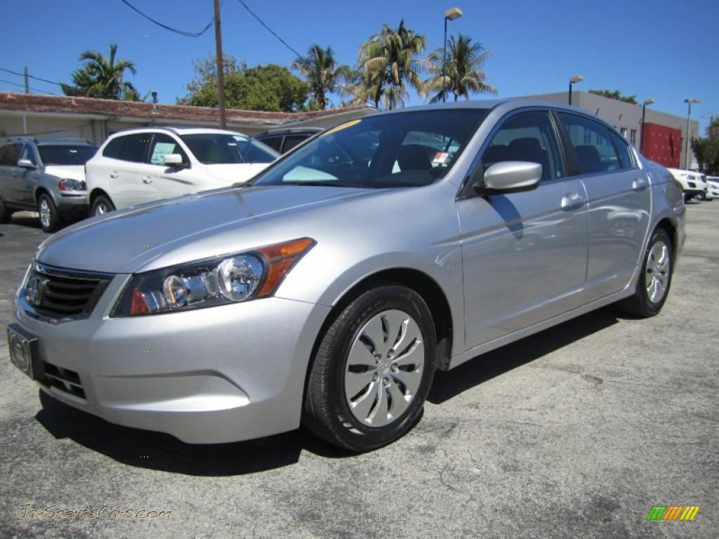 2009 Honda Accord LX Sedan in Alabaster Silver Metallic 044801 Jax