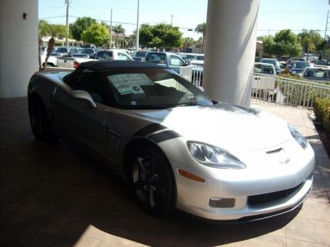 Blade Silver Metallic 2011 Chevrolet Corvette Grand Sport Convertible
