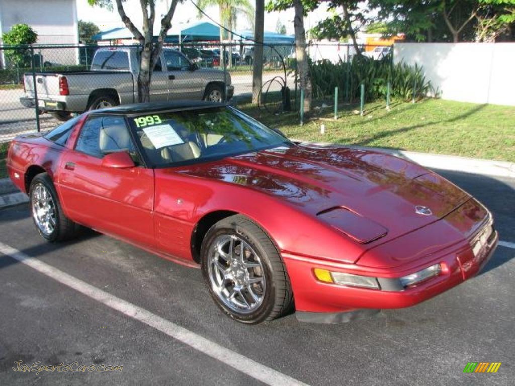 1993 Chevrolet Corvette 40th Anniversary Coupe in Ruby Red Metallic