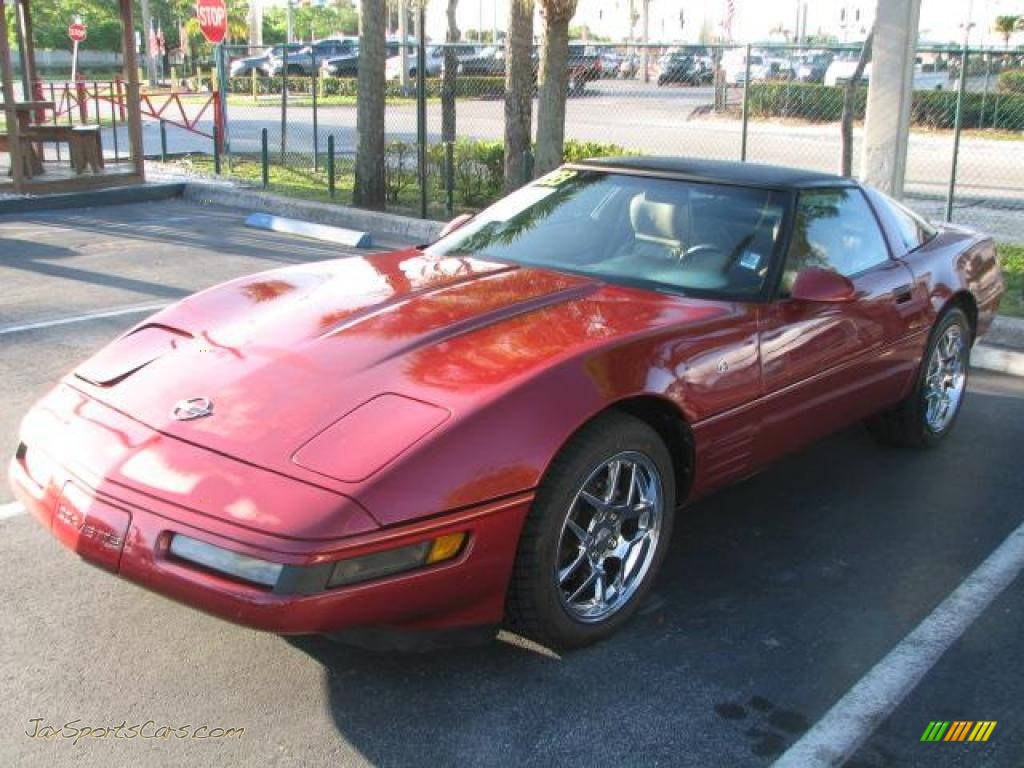 1993 Chevrolet Corvette 40th Anniversary Coupe In Ruby Red Metallic Photo 5 103931 Jax