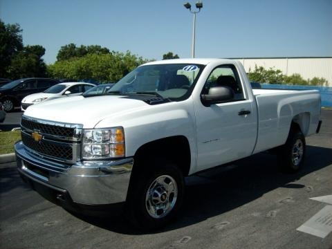 Summit White 2011 Chevrolet Silverado 2500HD Regular Cab Summit White 2011 Chevrolet Silverado 2500HD Regular Cab