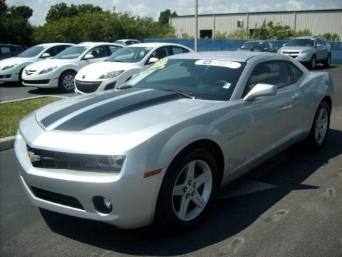 Silver Ice Metallic 2010 Chevrolet Camaro LT Coupe Silver Ice Metallic 2010 Chevrolet Camaro LT Coupe