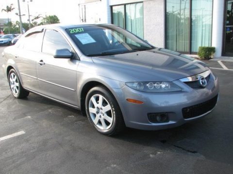 Tungsten Gray Metallic 2007 Mazda MAZDA6 i Sport Sedan Tungsten Gray Metallic 2007 Mazda MAZDA6 i Sport Sedan