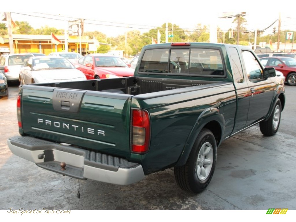 2001 Nissan Frontier XE King Cab in Alpine Green Metallic photo #10