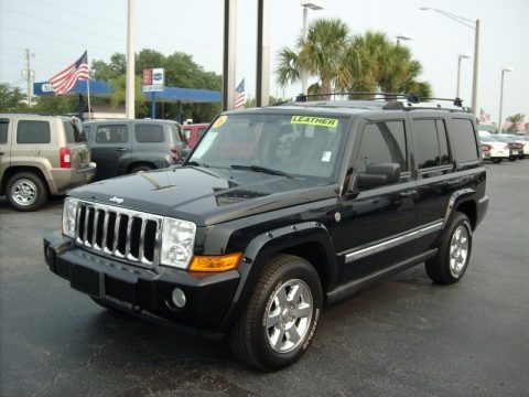 Black 2006 Jeep Commander Limited 4x4