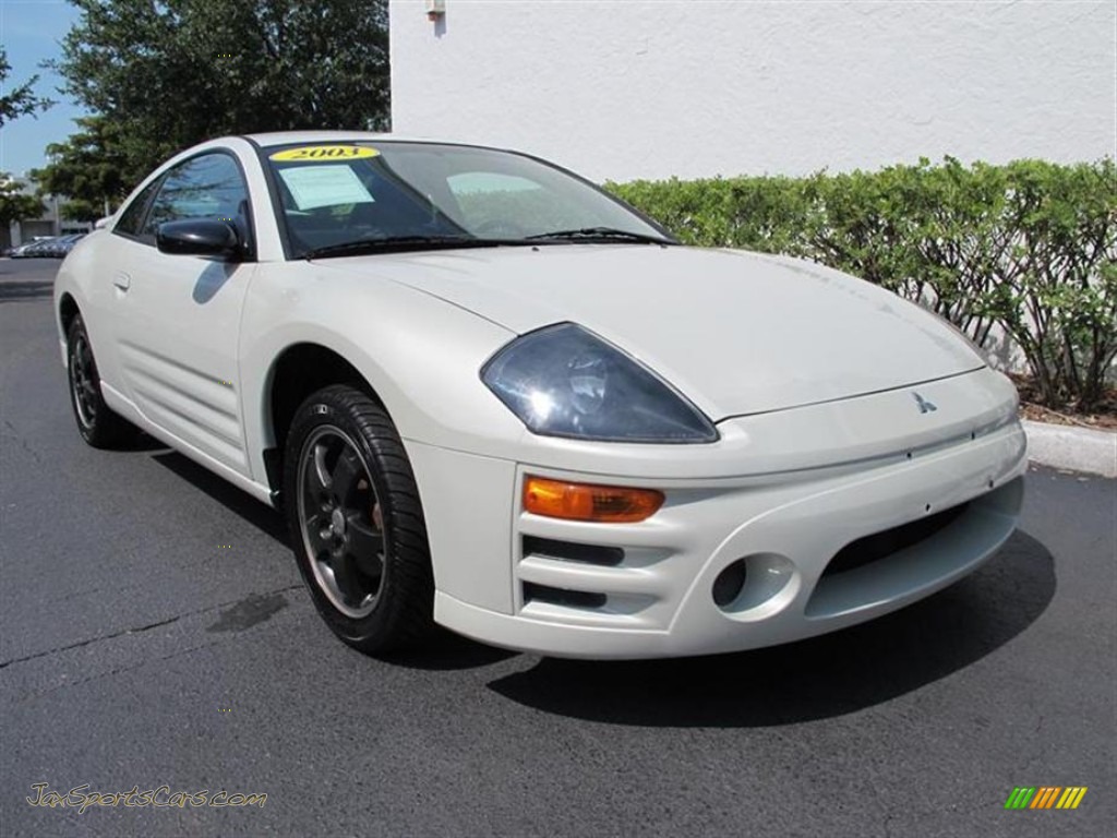 2003 Mitsubishi Eclipse GS Coupe in Dover White Pearl 004060 Jax