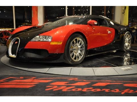 Deep Red Metallic/Black 2008 Bugatti Veyron 16.4 Deep Red Metallic/Black 2008 Bugatti Veyron 16.4