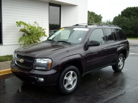 Dark Cherry Metallic 2008 Chevrolet TrailBlazer LT