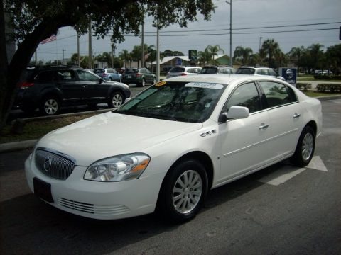 White Opal 2008 Buick Lucerne CX