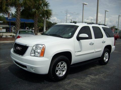 Summit White 2008 GMC Yukon SLT 4x4 Summit White 2008 GMC Yukon SLT 4x4